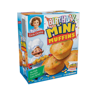 Little Debbies - Mini Muffins, Birthday Cake 20ct